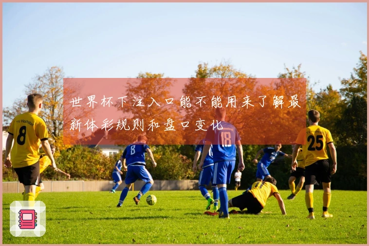 世界杯下注入口能不能用来了解最新体彩规则和盘口变化