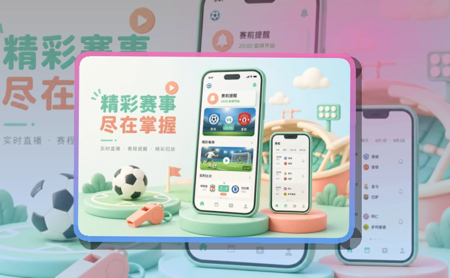 开云 App亮点,赛事入口更有层次 页面展示
